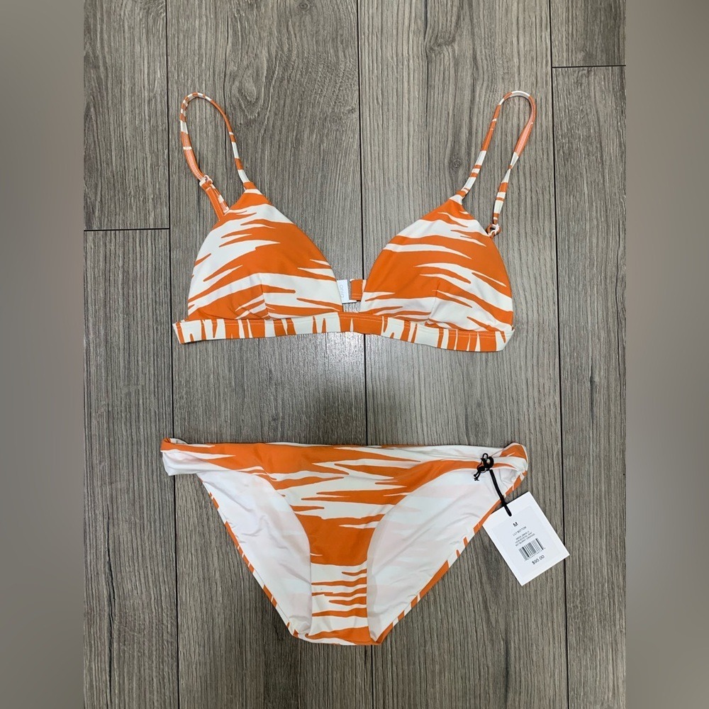 Onia Dani Bikini Top & Lily Bikini Bottom NWT Bottom M Top L